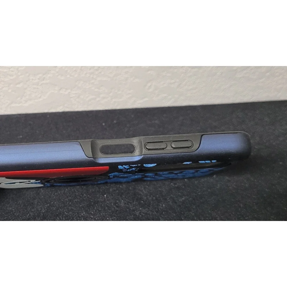 Super Mario Themed Phone Case with Ring Kickstand for Galaxy Phone
